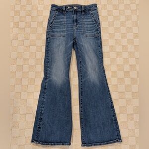American Eagle Women’s Super High Rise Flare Jeans Size 27”